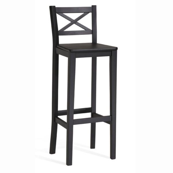 Taburete haya Cruz asiento madera