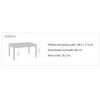 Mesa extensible Galatea medidas