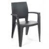 Sillón plastico Elegance gris antracita