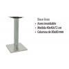 Mesa Brad pie inox