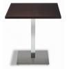 Mesa Brad con pie aluminio y tablero werzzalit 60x60