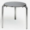 Mesa aluminio redonda
