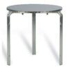 Mesa aluminio redonda