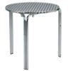 Mesa aluminio redonda
