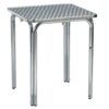 Mesa aluminio cuadrada