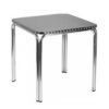 Mesa aluminio cuadrada