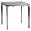 Mesa aluminio cuadrada