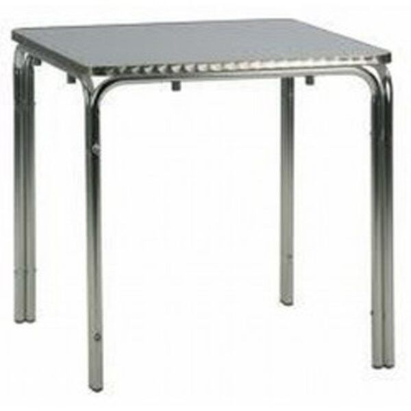 Mesa aluminio cuadrada