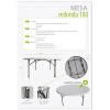 Mesas plegables catering redondas ficha tecnica