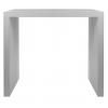 Mesa alta Lender barra bar color blanco