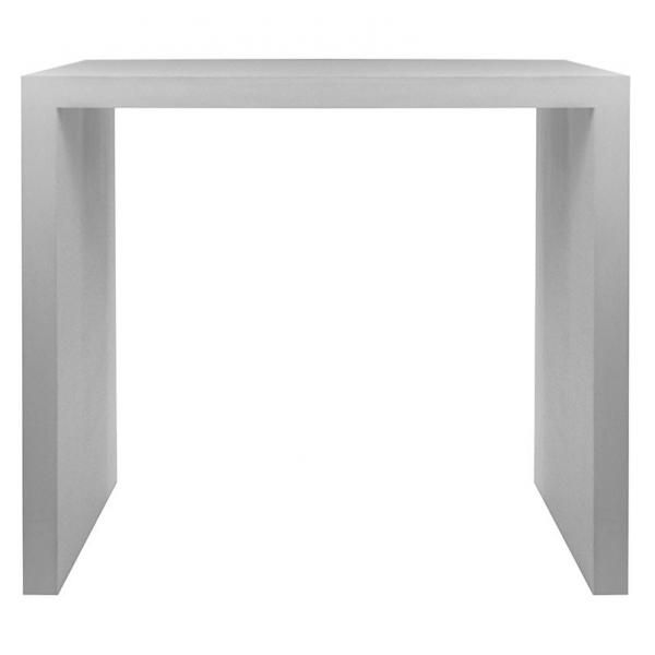 Mesa alta Lender barra bar color blanco