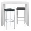 Mesa alta Lender barra bar con taburete Daniel
