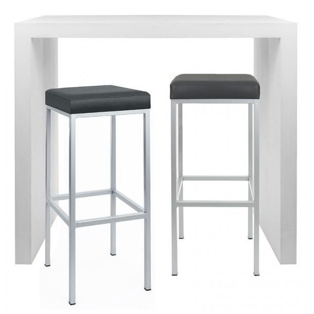 Mesa alta Lender barra bar con taburete Daniel