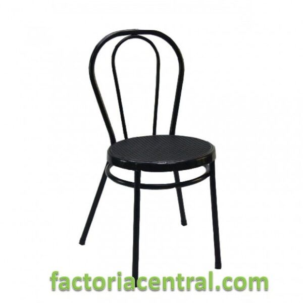 silla metalica thonet asiento rejilla