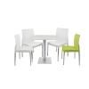 Conjunto mesa pie central Munera y silla Bruce