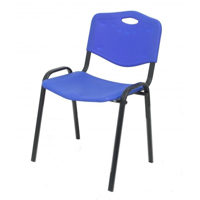 Silla confidente Robledo acabado azul