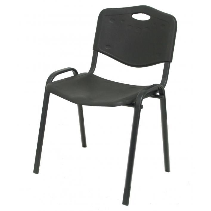 Silla confidente Robledo acabado negro