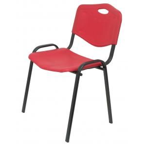 Silla confidente Robledo acabado rojo