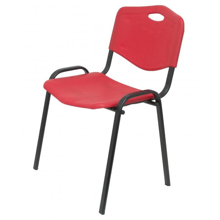 Silla confidente Robledo acabado rojo