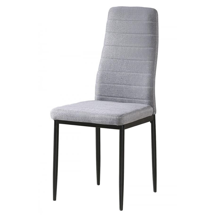 Silla Emil negro-gris
