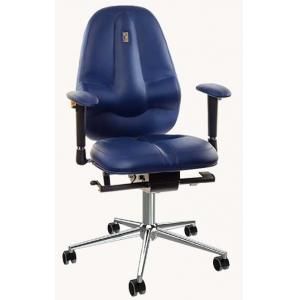 Silla operativa Classic Tapizado eco-piel azul