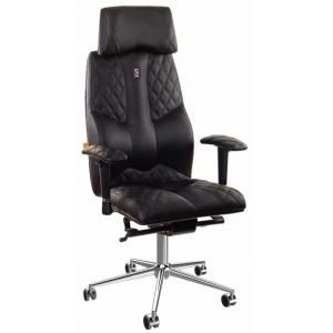 Silla operativa Business tapizado eco piel en negro con costura individual Design