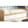 Cama nido con Frontal Champion acabado cambria-blanco