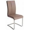 Silla Juliette tapizada polipiel capuccino