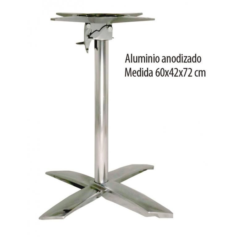 Base mesa plegable inox