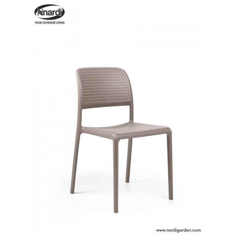 Silla Bora Bistrot Nardi color tortora