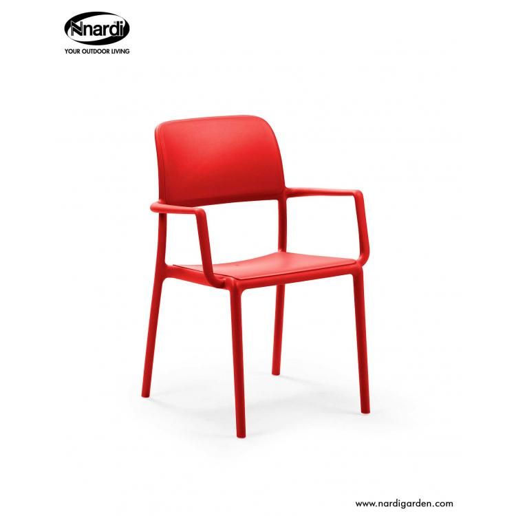 Sillón Riva Nardi color rosso