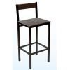 Taburete alto Mila asiento wengue
