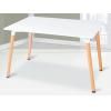 Mesa Dinamarca rectangular color blanco