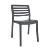 Silla Wind color gris oscuro