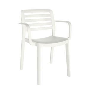 Sillón Wind brazos color blanco
