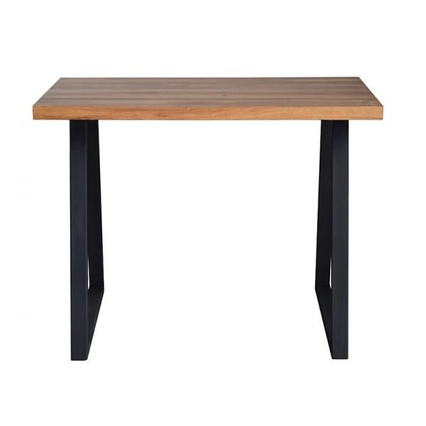 Pie metálico Ben con tablero madera
