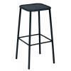 Taburete metalico Cory negro texturizado