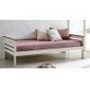 Cama Alba color blanco-roble