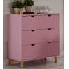 Comoda Toudou color rosa