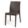 Silla Indian apilable color chocolate