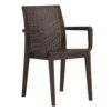 Sillon Indian apilable color chocolate