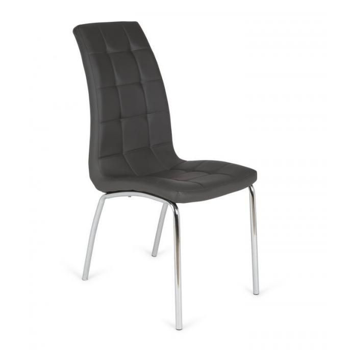 Silla Seb tapizado gris