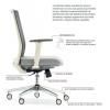 descirpcion 2 Silla Niza oficina