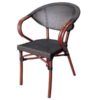 Sillon parisino Cebu textilene oscuro