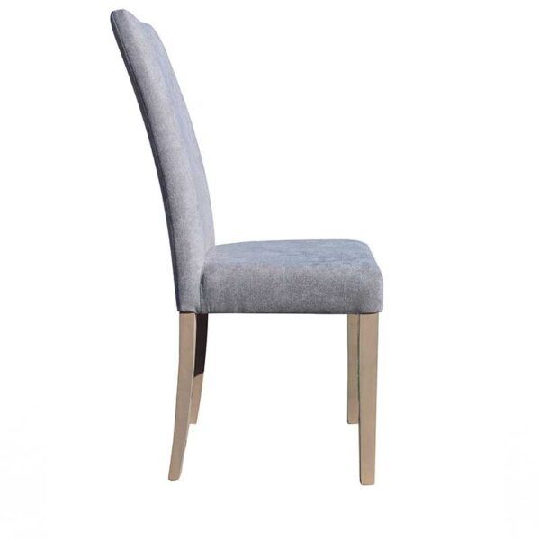 Silla Tapizada Zury cambria-gris lateral