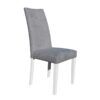 Silla Tapizada Zury blanco gris