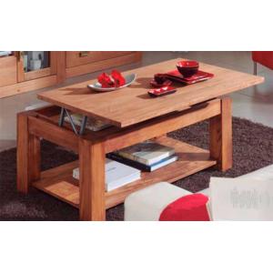 Mesa de centro elevable Bahia madera