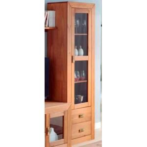 Vitrina 1P 2C Bahia madera