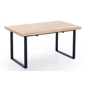 Mesa industrial madera extensible