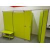 cabinas sanitarias con puerta corredera